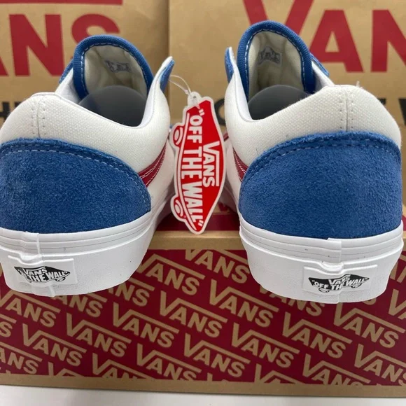 Vans Men’s Old Skool (SportPop) Vallartabl/Red SneakersVN0A38G19XG1